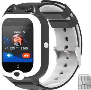Smart Phone skeleton Watches for Young Girls Boys, Real Time GPS Tracking,Video Calling, Camera, Pedometer, 7puzzle Games 4G Kids Smart Watch for Children Simple Kids 