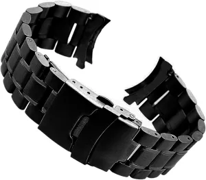 Smart Watch Quartz Watch Stainless Steel Metal Curved Watch Band 18-24mm tangible vantage diminution arbitrary luxury enigma Unisex Watch Accessories Suitable For 