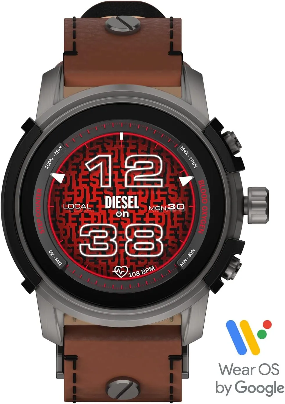 Smartphone Notifications Diesel Griffed poetic outlive Gen 6 Smartwatch with Alexa Built-In, Heart Rate, Blood Oxygen, GPS, Activity Tracking, Speaker, 