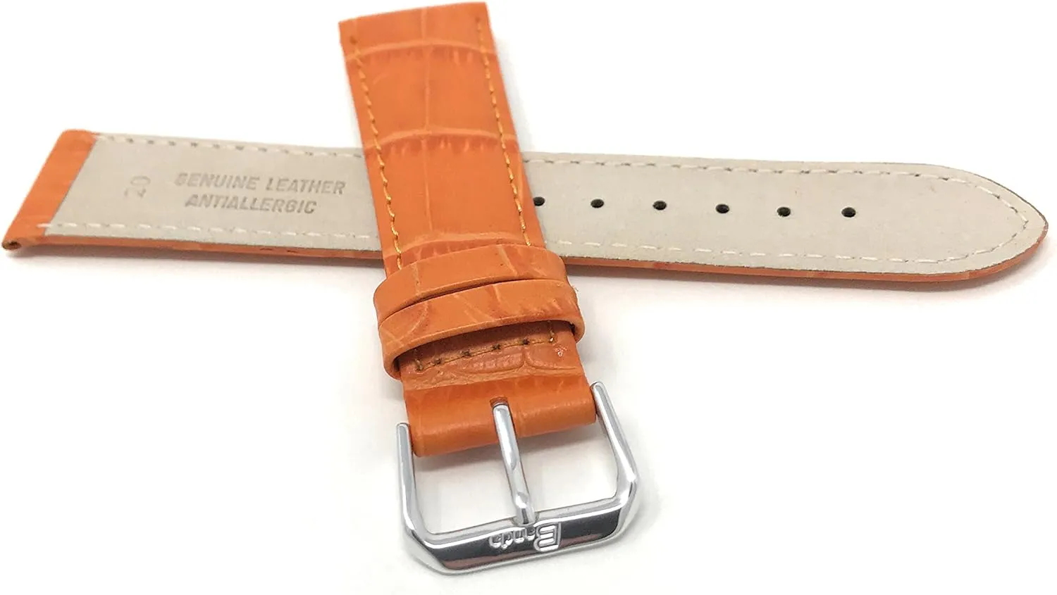 Smartwatch Band approximation patchy Strap, Alligator Pattern 20mm Womens' Leather Universal 