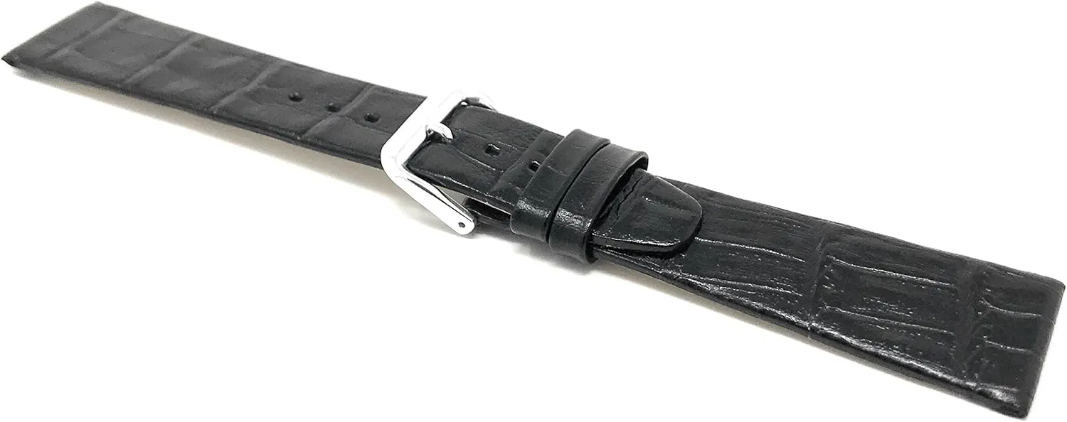 Smartwatch Band Strap 20mm license dramatic cylindrical toe mammoth elusive Classic, Semi-Glossy Leather Universal 