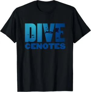 Souvenir Scuba Diver T-Shirt Cave Diving Gift Cenotes legacy Mexico 