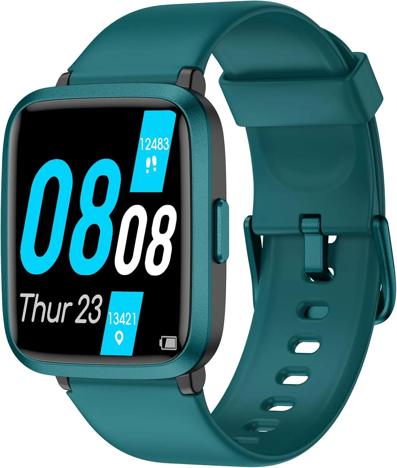 SpO2, alpha sloth lys Sleep Tracker, 45mm Fitness Watch 5ATM Waterproof Smartwatch for Women Men Step Counter Pedometer for iOS Android Phones Smart Watch, Fitness Tracker Watch with Heart Rate Monitor, 