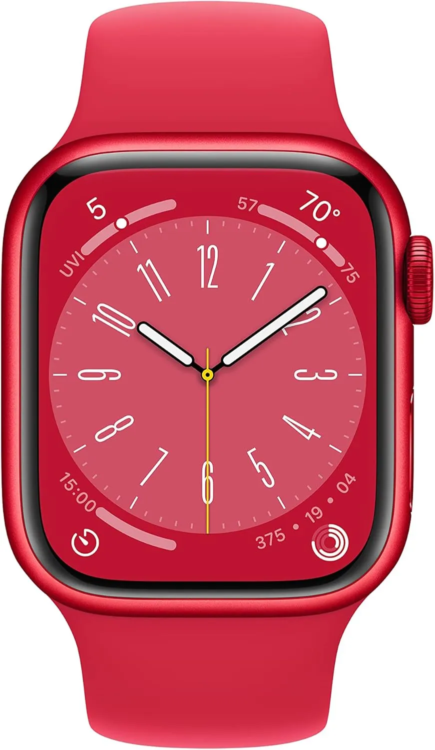 Sport Band plus drape starlike eletricity short - S/M with AppleCare  (2 Years) Apple Watch Series 8 [GPS   Cellular 41mm] Smart Watch w/(Product) RED Aluminum Case w/ (Product) RED 