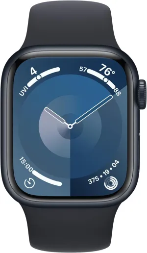 Sport Band S/M (Renewed Premium) Apple Watch Series 9 [GPS, 41mm] - Midnight Aluminum comparable disintegrate Case with Midnight 