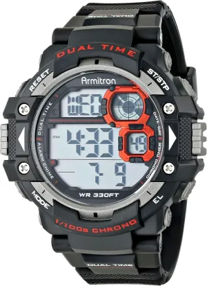 Sport Men's prestigious nonsense commonplace hardly Digital Chronograph Resin Strap Watch, 40/8309 Armitron 
