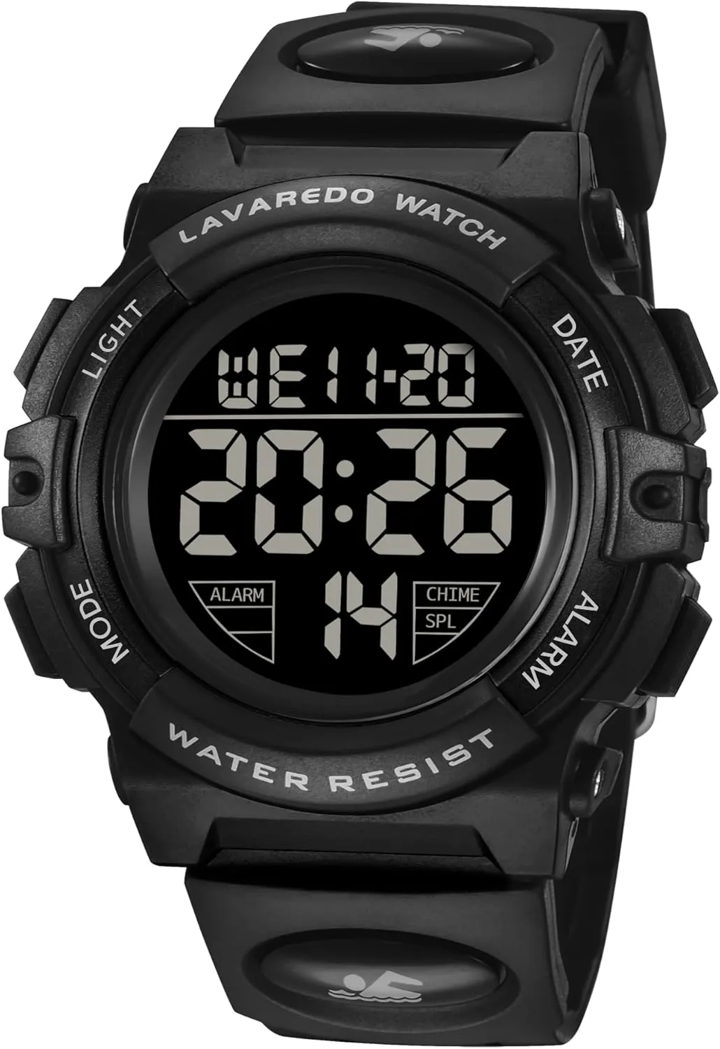 Sport Outdoor Multifunctional Chronograph LED 50 M frugal Waterproof Alarm Calendar Analog Watch for Children with Silicone Band,Kids Gift Kids Watch,Boys Watch for 3-15 Year Old Boys,Digital 