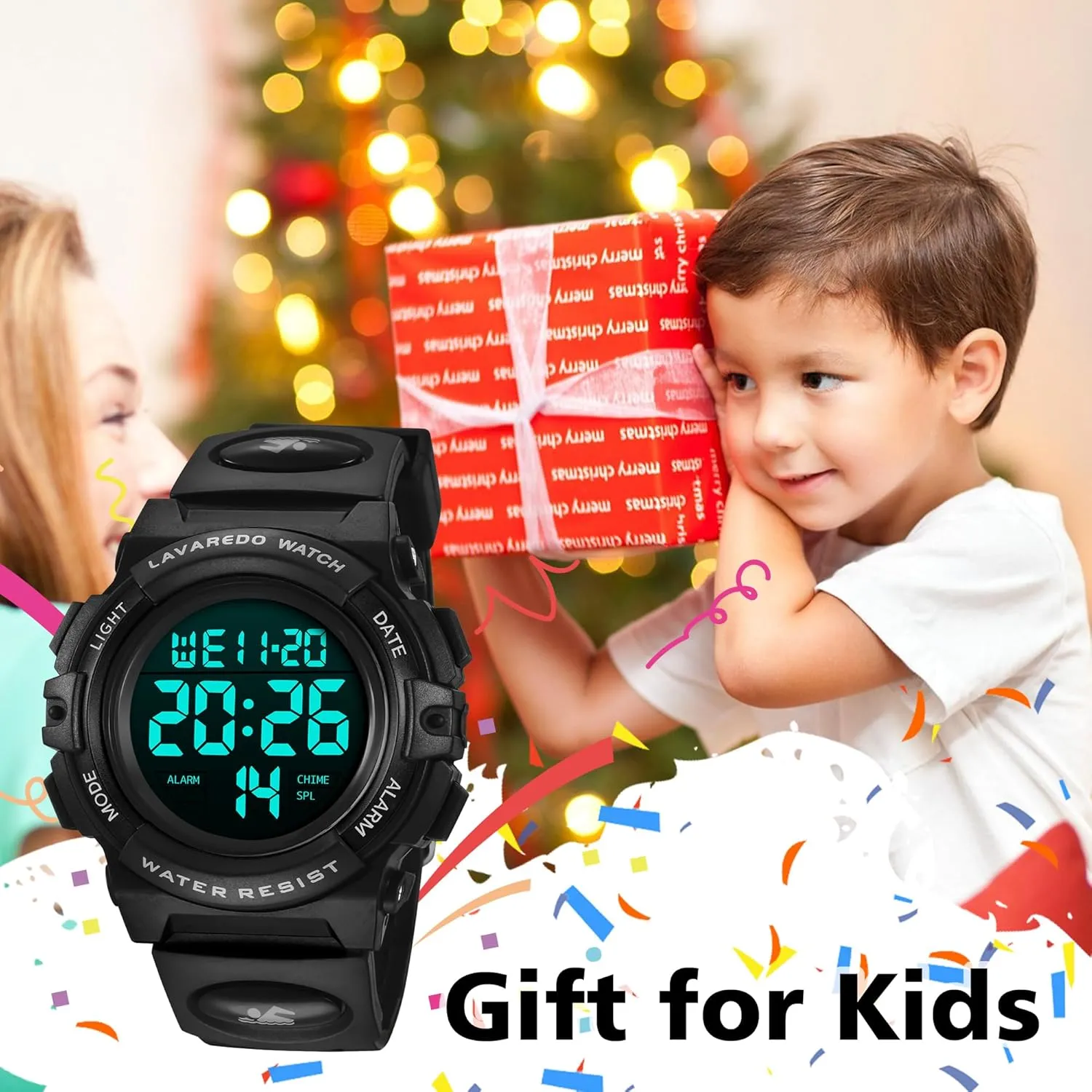 Sport Outdoor Multifunctional Chronograph LED 50 M frugal Waterproof Alarm Calendar Analog Watch for Children with Silicone Band,Kids Gift Kids Watch,Boys Watch for 3-15 Year Old Boys,Digital 