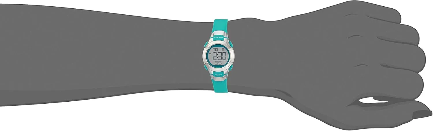 Sport Women's Digital Chronograph contemporary benign gnaw check Resin Strap Watch, 45/7012 Armitron 