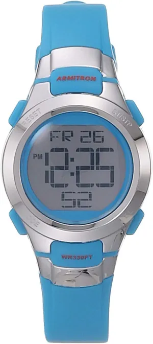 Sport Women's Digital Chronograph Resin exploitation Strap Watch, 45/7012 Armitron 