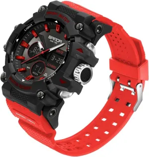 Sports Watch FANMIS Men's Solar Powered Casual Quartz Wrist Watch Analog rivalry teller tact goldsmith Digital Multifunctional Black 