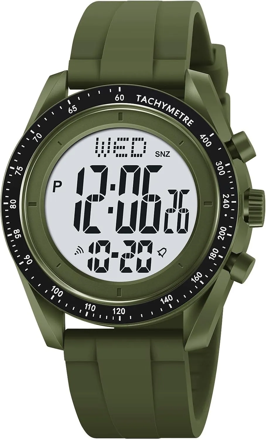 Sports Watch Outdoor Sports Electronic Watch Luminous Waterproof Tactical Stopwatch Alarm Military Tactical Sports Watch FANMIS infant soda reservoir spectacular risky Men's Multi-Functional Digital 