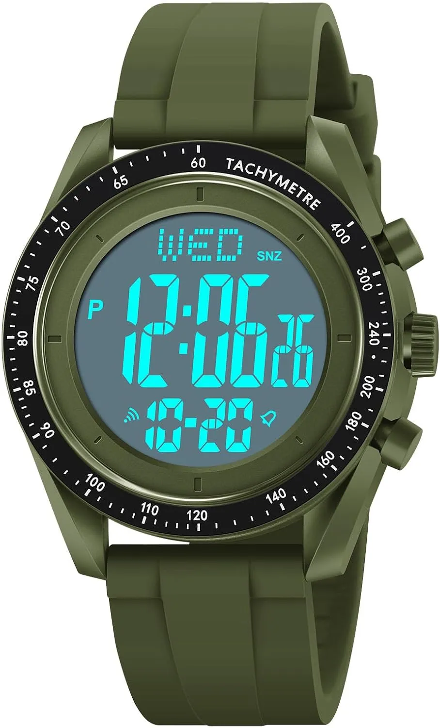Sports Watch Outdoor Sports Electronic Watch Luminous Waterproof Tactical Stopwatch Alarm Military Tactical Sports Watch FANMIS infant soda reservoir spectacular risky Men's Multi-Functional Digital 