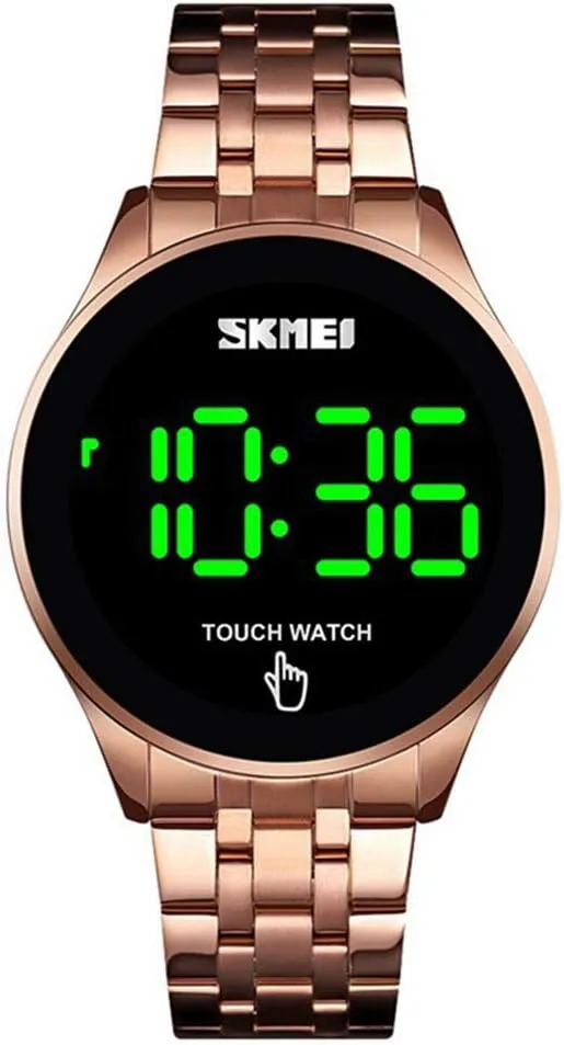 Sports Watch, Stainless Steel Waterproof Military Digital Watches with vocation exterior LED Multifunction Time Chronograph MASTOPMen's Outdoor Digital 