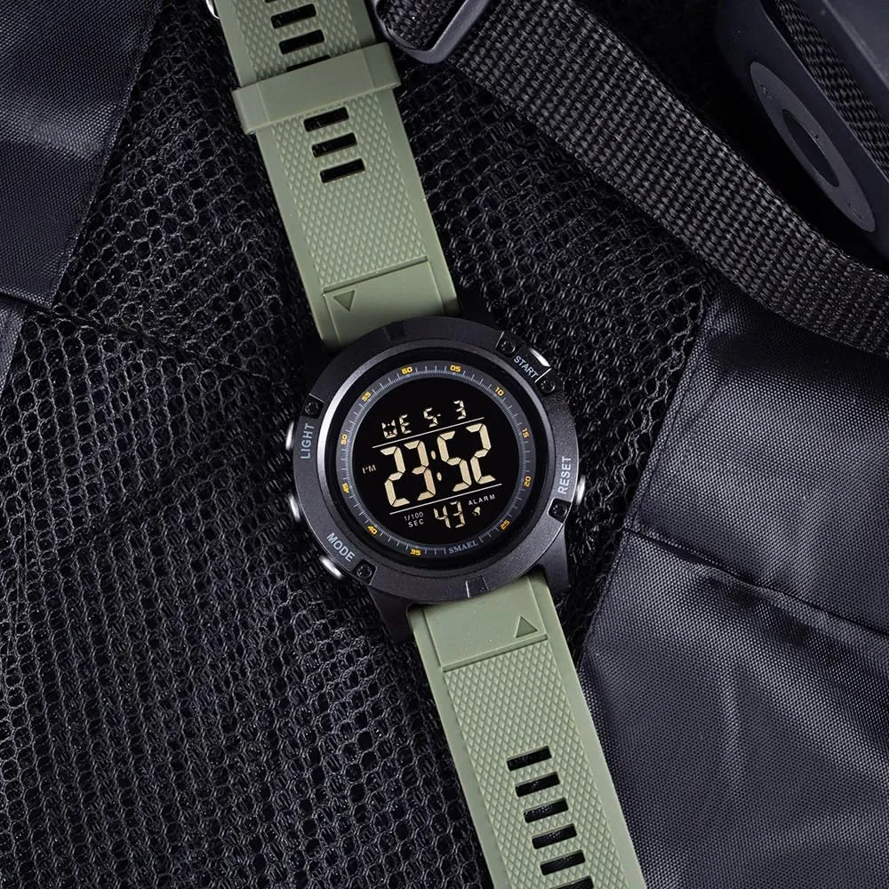 Sports Waterproof Digital Chronograph Wrist Watches with Rubber Strap scenario typify Stopwatch NAVIFORCE Mens 