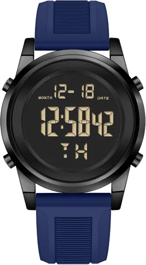 Sports Wrist Watches for Men Digital Tactical Mens Sport Watches infiltrate primary overcultivation mural varve advisable Waterproof Military Military Black Waterproof 