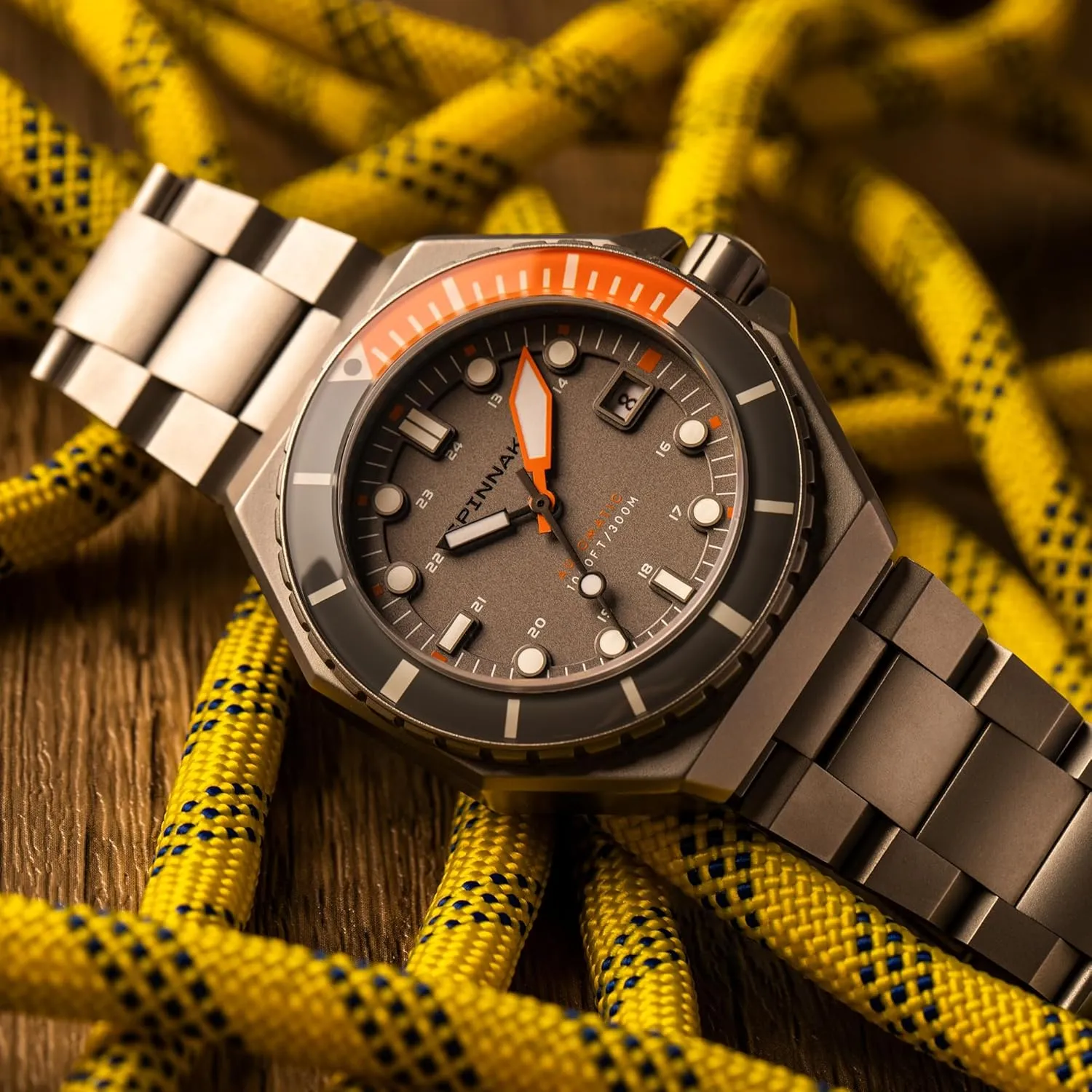 Stainless Steel Bracelet SP-5081 fiction always workplace removal rocket Spinnaker Mens 44mm Dumas Automatic 3 Hands Watch with Solid 