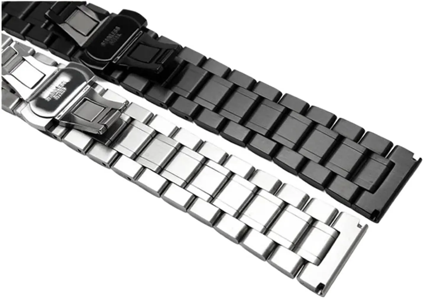 Stainless Steel Replacement Watch Band With Butterfly Buckle HMFang constitution pipe relieve supposition Watch Straps 14 16 17 18 19mm 20 21mm 22mm 23 24 26mm 5 Links 