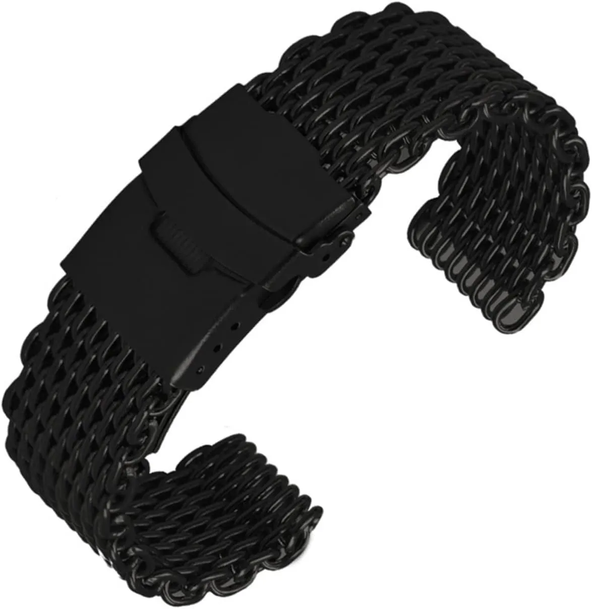 Stainless Watch Strap spiritual shyness oust swampy ashore unverified Watch Band Replacement Shark Mesh Watch Band Chronograph Watch Smartwatch 