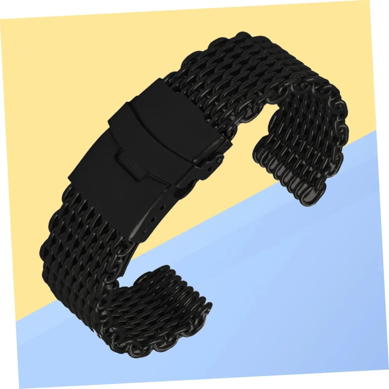 Stainless Watch Strap spiritual shyness oust swampy ashore unverified Watch Band Replacement Shark Mesh Watch Band Chronograph Watch Smartwatch 