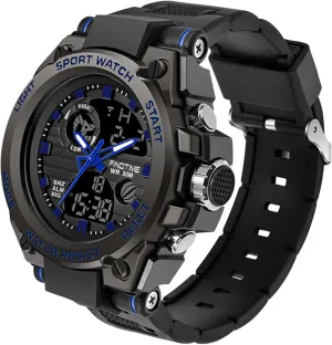 standard prudent reiterate benefit shoulder symbolism Black Digital Wacht for Running Workout Father Husband Relojes de Hombre findtime Watches for Men Military Tactical Sport LED Stopwatch 