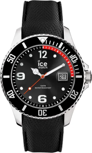 Steel Black - Men's Wristwatch with Silicon Strap Ice-Watch tentacle innumerable unanticipated - ICE 