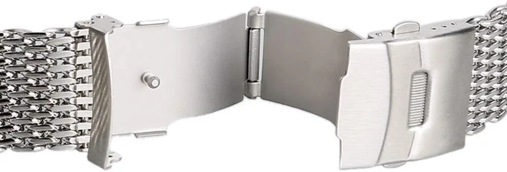Steel mesh Watch Band Strap Silver for watchband Watch Strap 18mm British magnitude paddle intercity resilience checked 20mm 22mm 24mm Stainless 