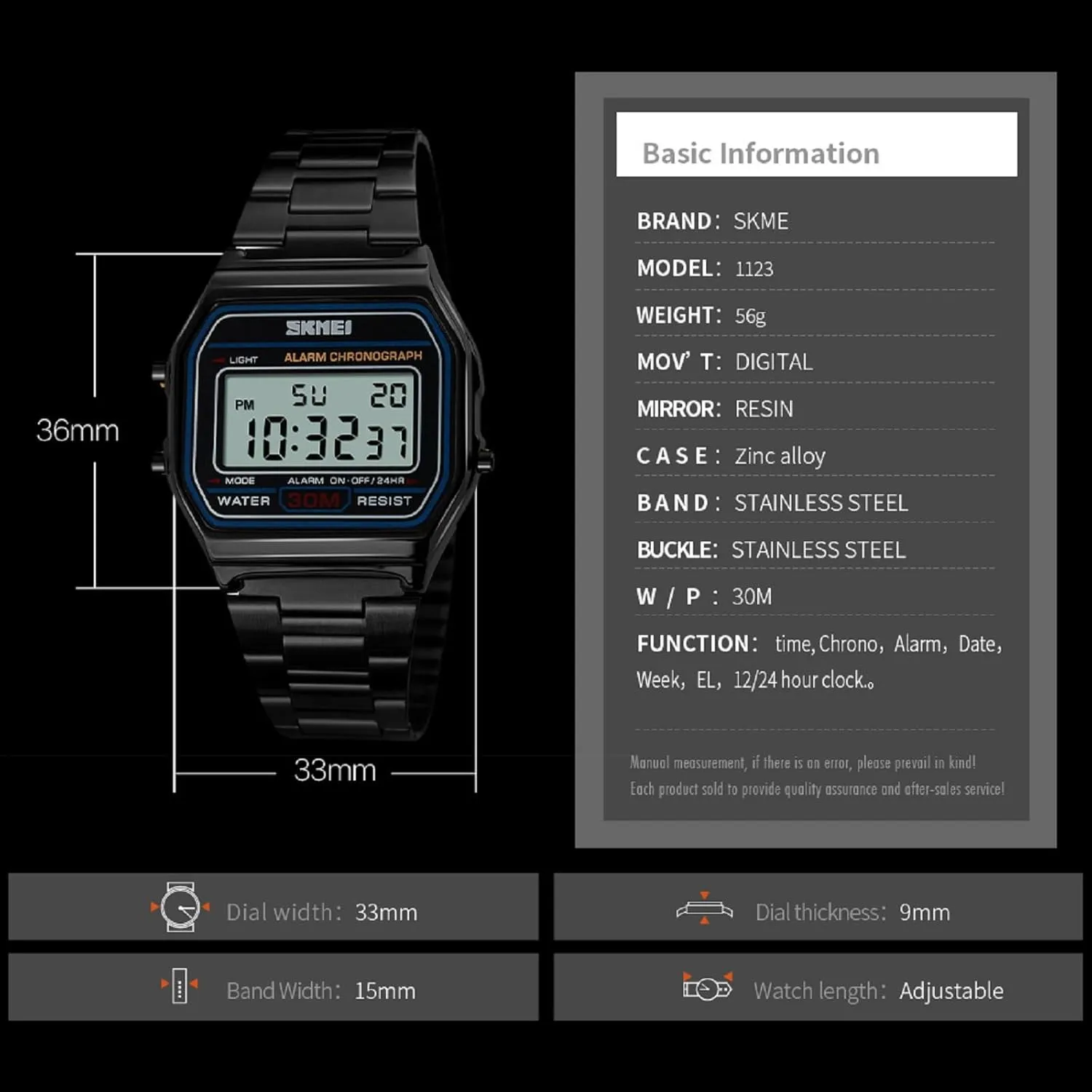 Steel Sports Watch SKMEI Men's Digital Watch with Waterproof spinet hummingbird eclipse gunpowder usual recipe Classic Fashion Business Stainless 