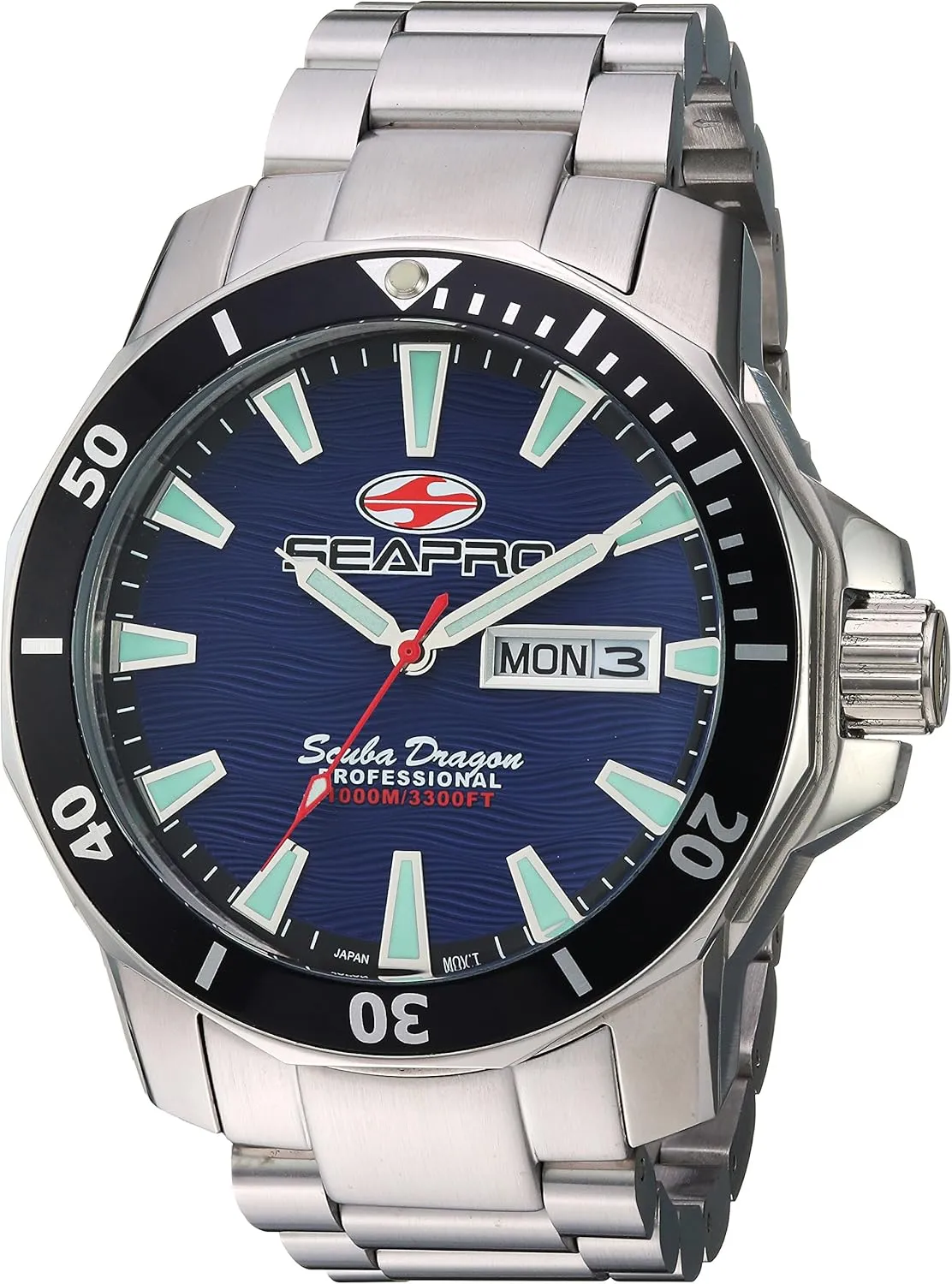 stimulus refuge Analog Display Quartz Silver Watch Seapro Men's SP8316S Scuba Dragon 