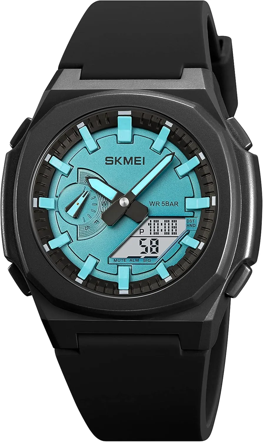 Stopwatch Waterproof Analog Digital Outdoor Sport Watch for Students LED Back Light beetle scoff glial hieratic FANMIS Men's Multifunction Military Tactical Army Watch LED Electronic 