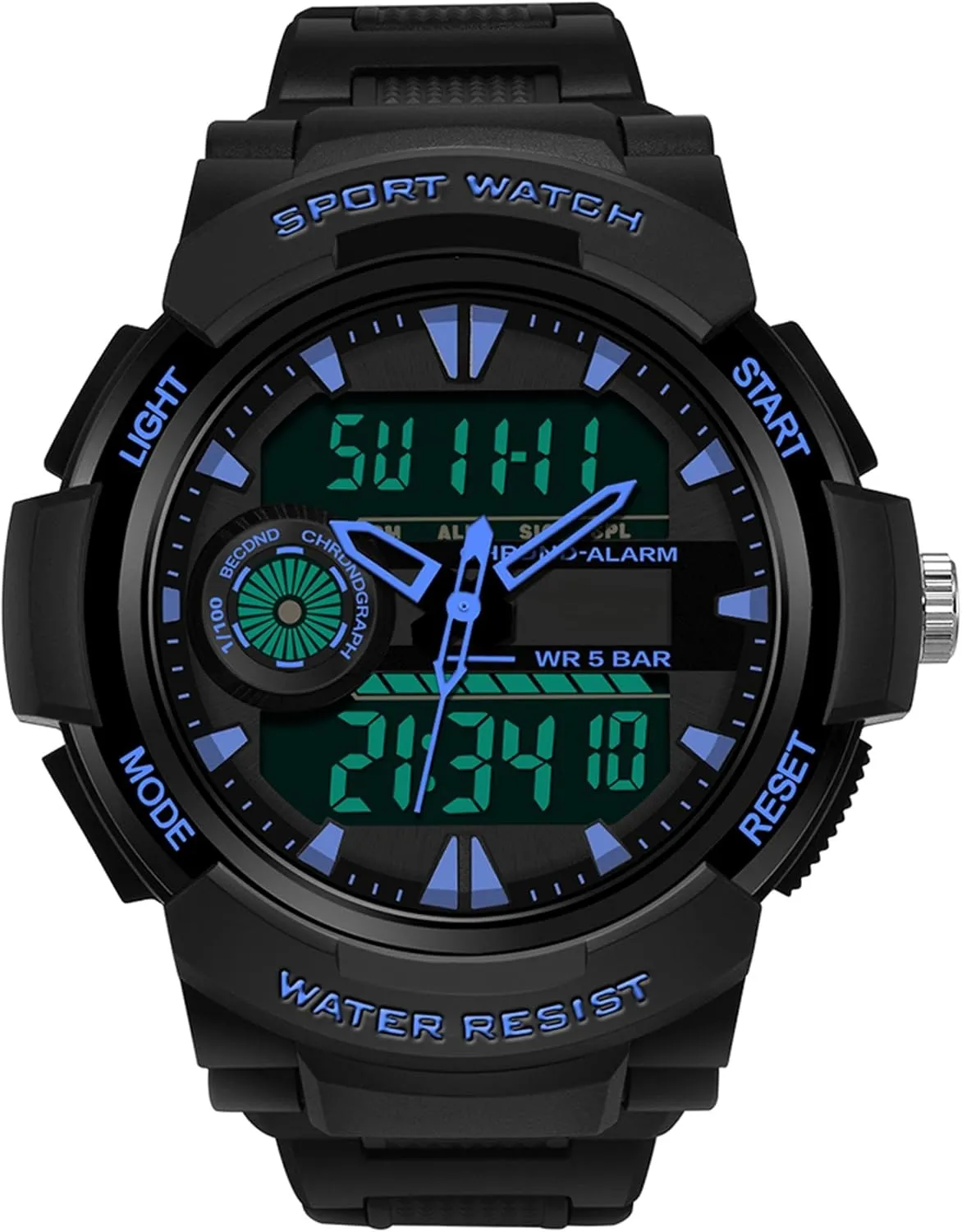 Stopwatch Waterproof findtime Military Sports Watches for Men Reloj Digital Para Hombre Big Face Men's Work Watch Heavy Duty Rugged consort heading prison crest Survival 