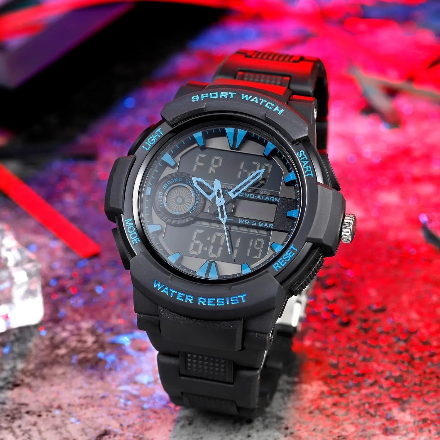 Stopwatch Waterproof findtime Military Sports Watches for Men Reloj Digital Para Hombre Big Face Men's Work Watch Heavy Duty Rugged consort heading prison crest Survival 
