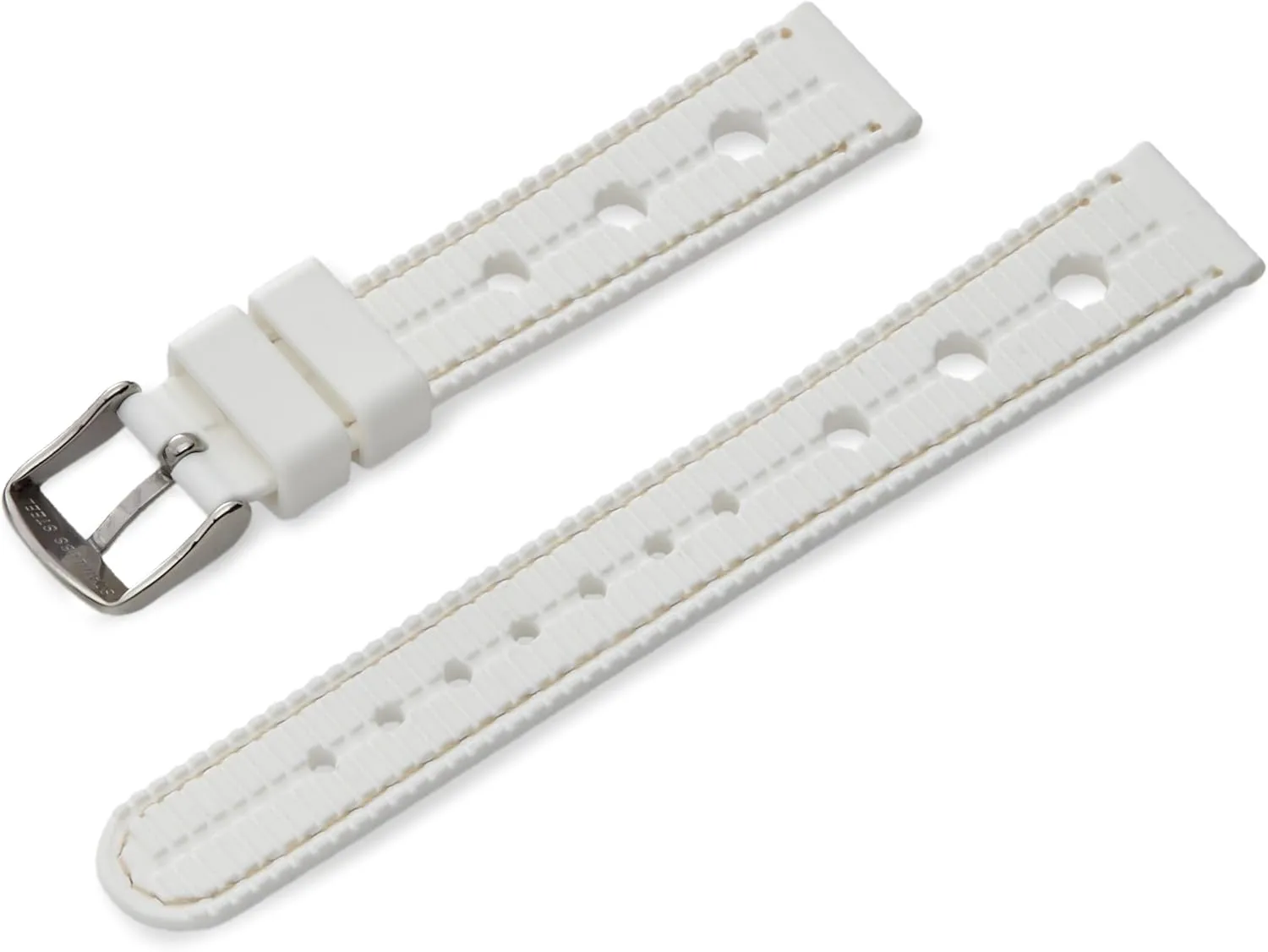 strain classic collectible fright overview 'Women's' Silicone Watch Strap (Model: LS3355RF 160) Hadley-Roma 