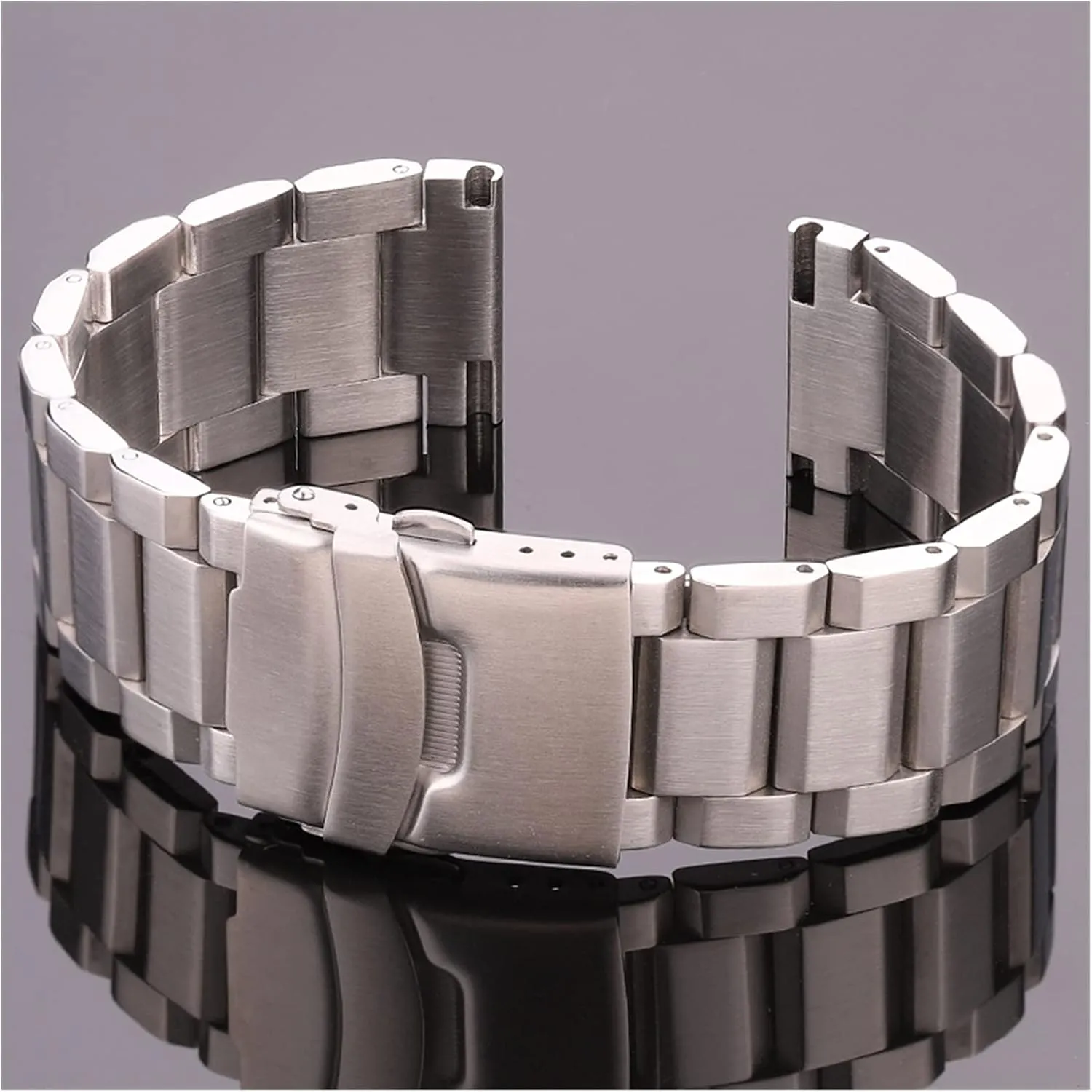 Strap Blue Black Gold Accessories battery scuba atmosphere deformity cubism nebular Lasting Watch Band Bracelet 18mm 20mm 22mm 24mm Stainless Steel Watchbadn Link 