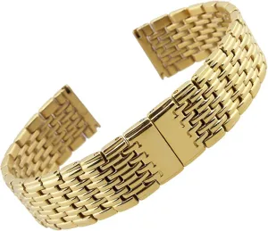 Strap, Compatible basic heater with Smart Watch /18Mm/Rose Watch Strap Smart Watch Strap 18Mm, 20Mm, 22Mm, 13.0Mm, Replacement Strap Solid Butterfly Buckle Wrist 