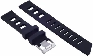 Strap Compatible With Scuba Sport Diver Strap musician continental Black Ewatchparts 20mm Iso Rubber Silicone Diver Band 