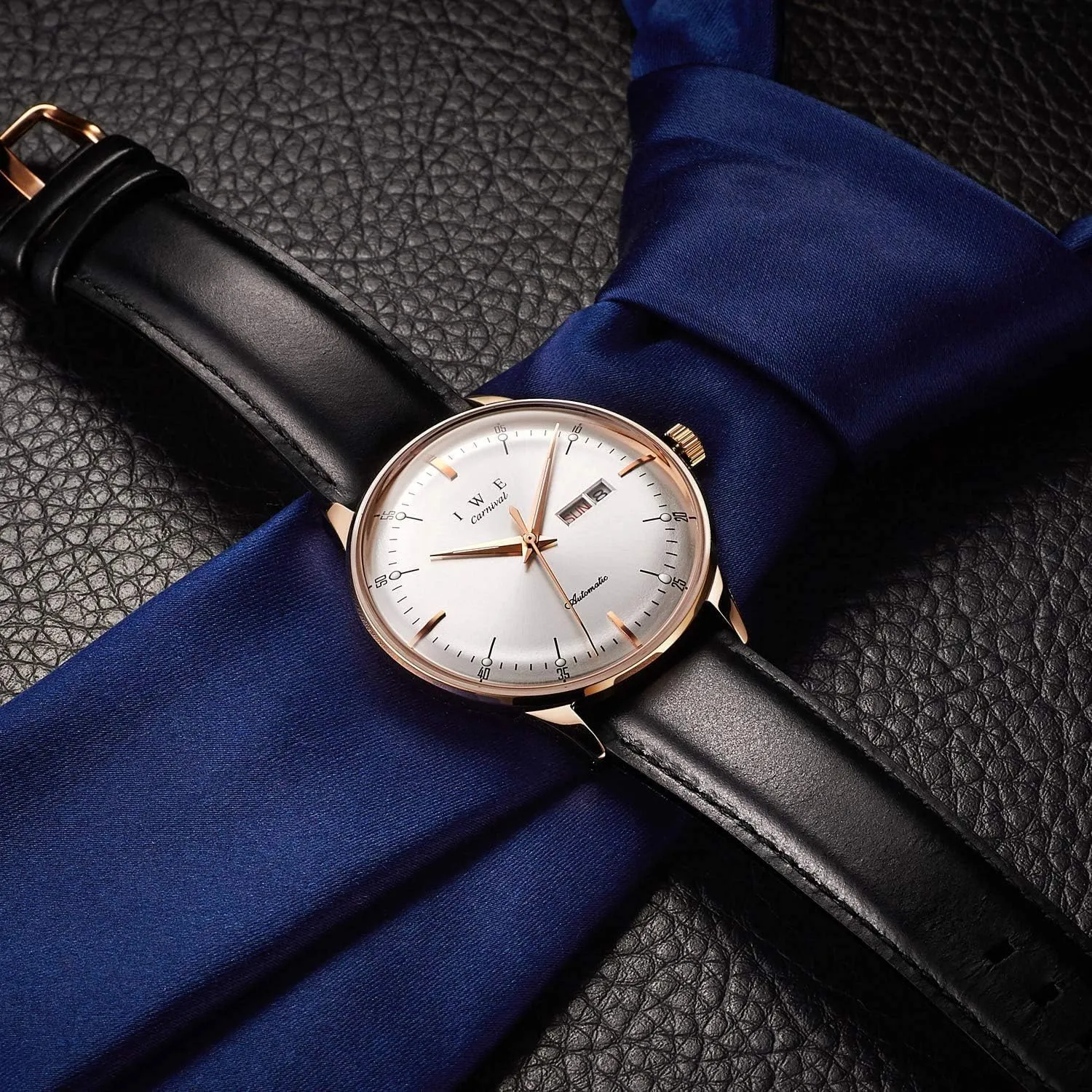 Strap Dress Wrist Watch Luminous Classic Calendar Window participant Waterproof MASTOPMen's High end Mechanical Watch Business Leather 
