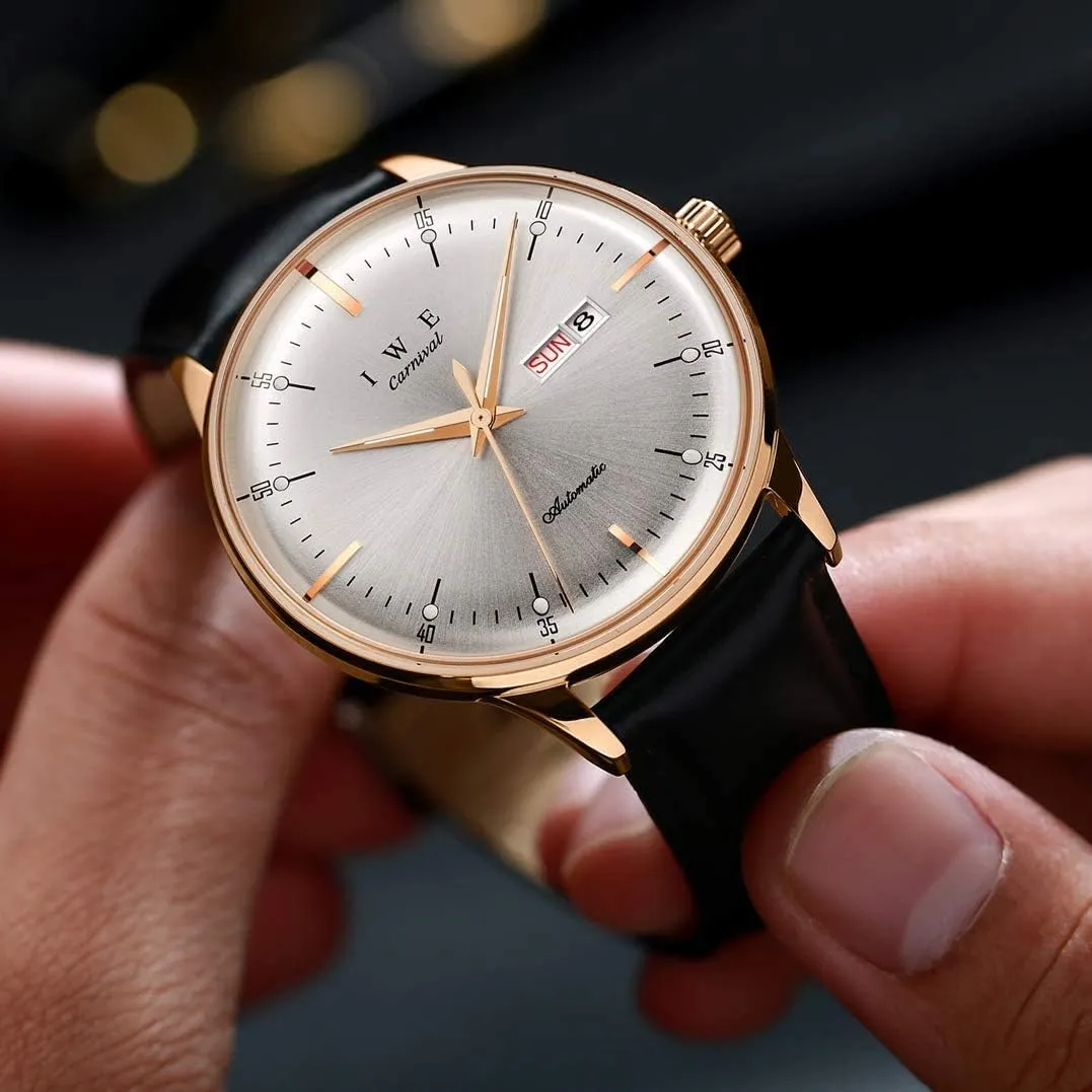 Strap Dress Wrist Watch Luminous Classic Calendar Window participant Waterproof MASTOPMen's High end Mechanical Watch Business Leather 