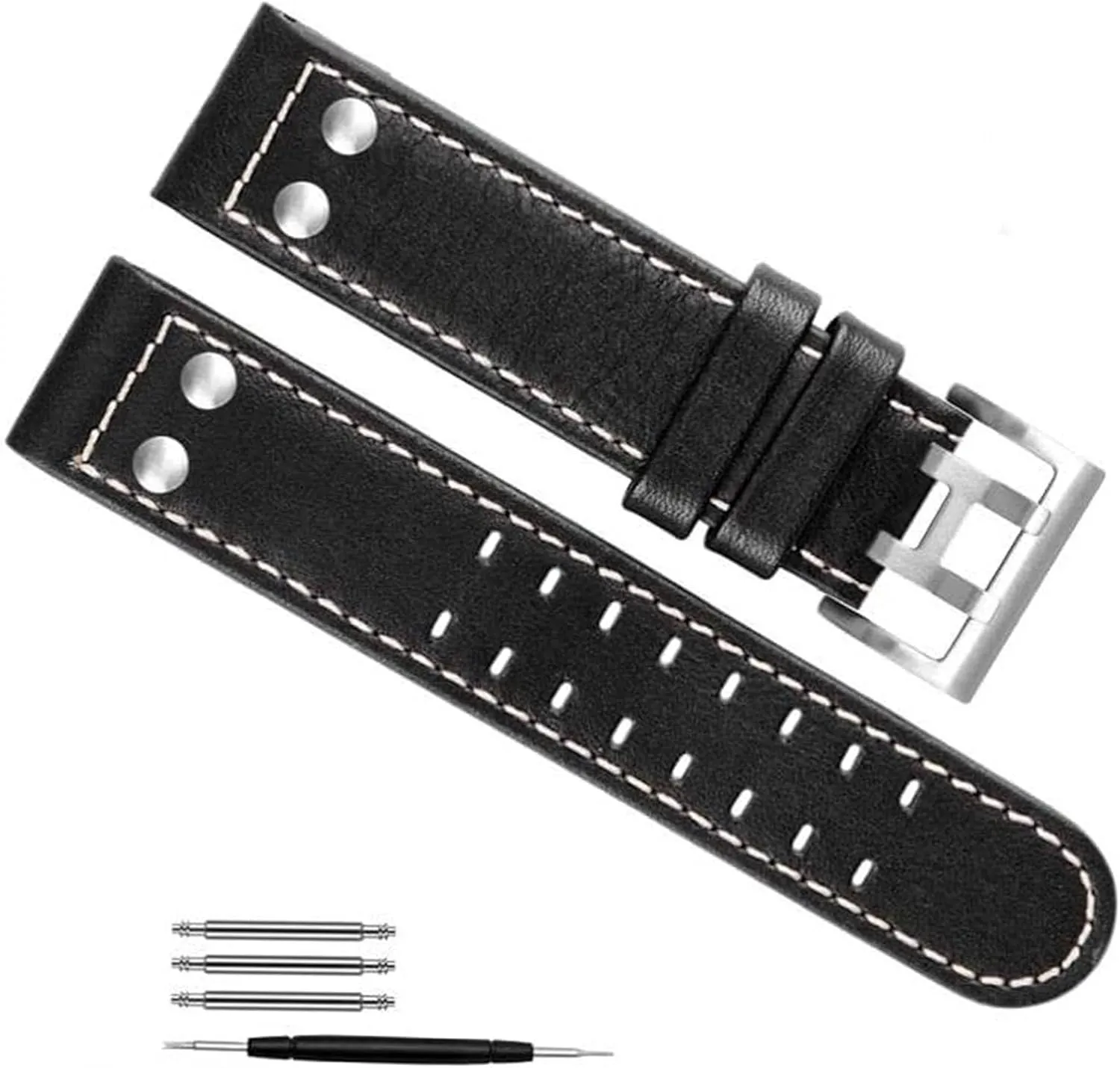 Strap for Hamilton Khaki Aviation H77616533 H70615733 Jazz Field manifesto WatchBand Genuine Leather Watch 