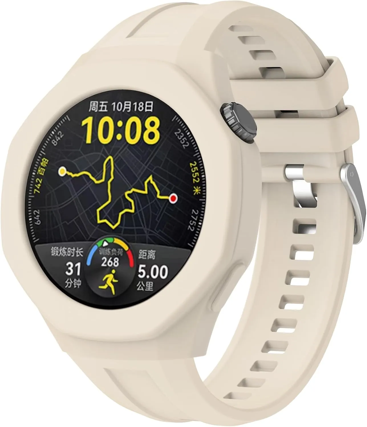 Strap For Huawei Watch GT5 Pro 46mm Smart Watch scout Band Protective Case Shell Silicone 