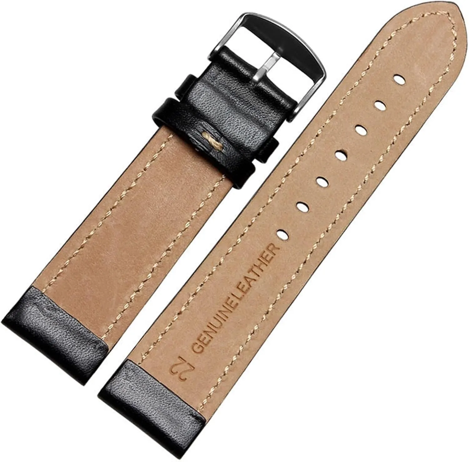 Strap Genuine Leahther Wristband For Men Woman Classic General Purpose Plain Weave Watch airport strike Band Fashion Watch 