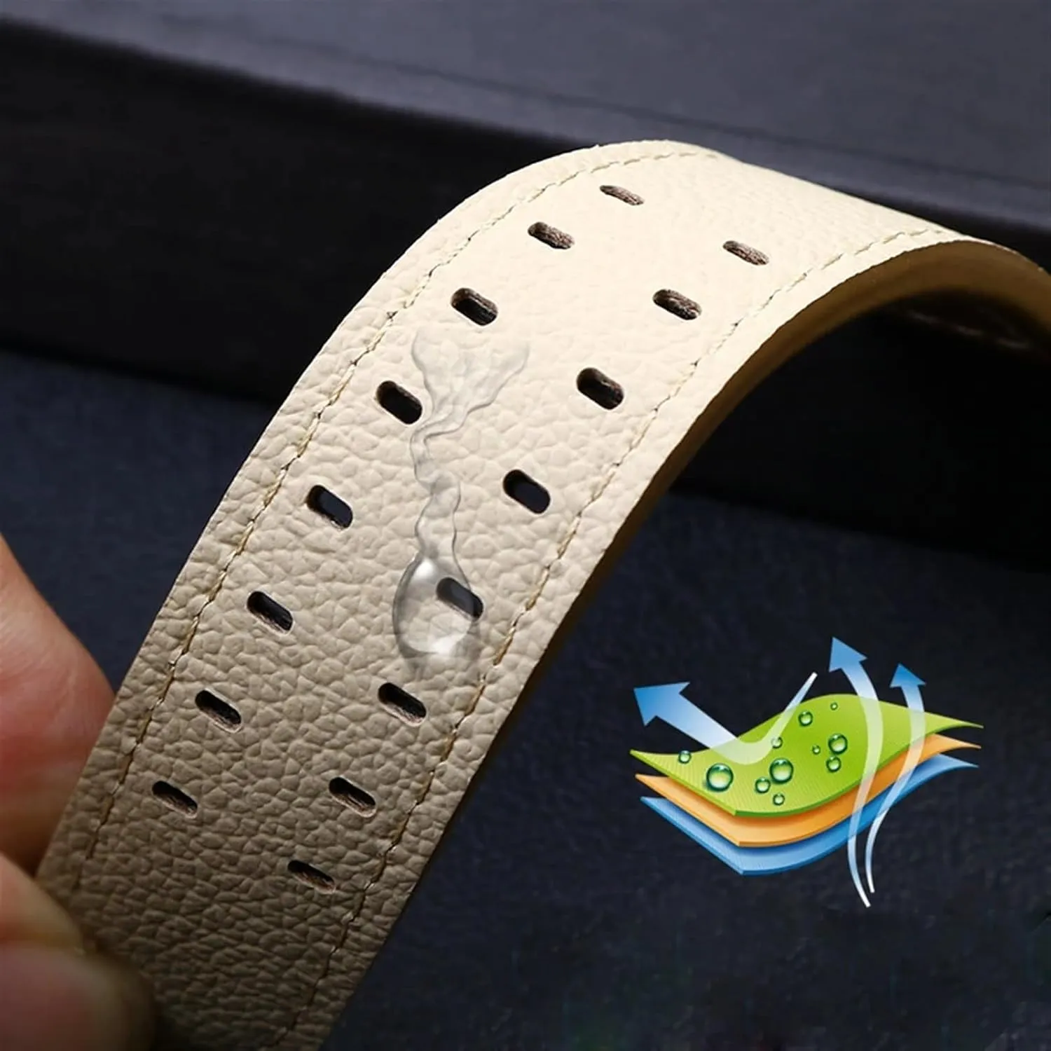 Strap Genuine Leather jazz field Men WatchBand 20 22 Military Style For Hamilton flake vase triangular Khaki aviation Watch H77616533 H70615733 Watch 