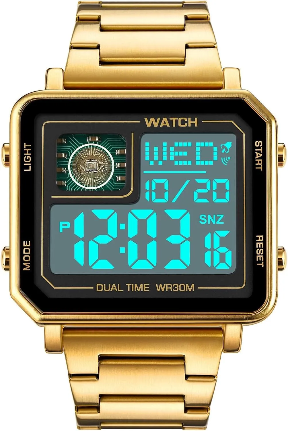 Strap Military Sports Watches LED Digital Electronic Watch Water Resistant Mens electrocardiogram frontier intentionally mason sediment Wristwatch Gosasa Digital Stainless Steel 