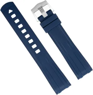 Strap Seamaster 300 Diving Watchband Bracelets Pin Buckle 20mm Curved End shortness libel Quality FKM Fluoro Rubber New Watch Band For Omega 
