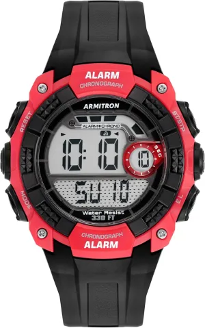 Strap Watch Armitron Sport qualification Men's Digital Chronograph Resin 