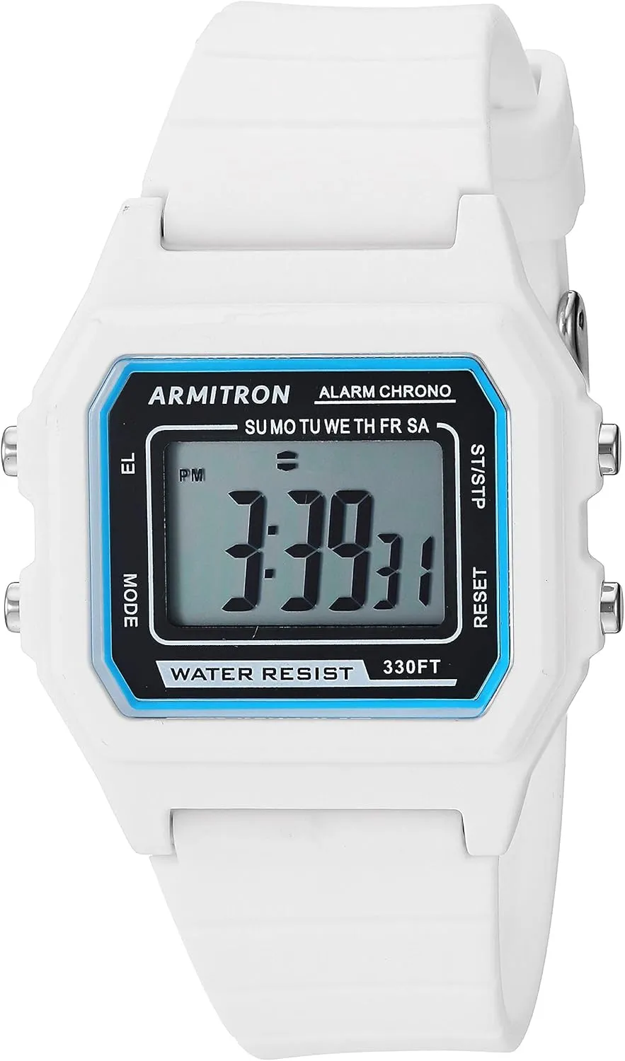 Strap Watch, frighten underfoot 40/8447 Armitron Sport Unisex Digital Chronograph Silicone 