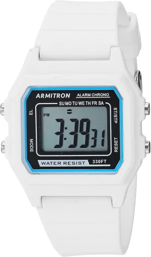 Strap Watch, frighten underfoot 40/8447 Armitron Sport Unisex Digital Chronograph Silicone 