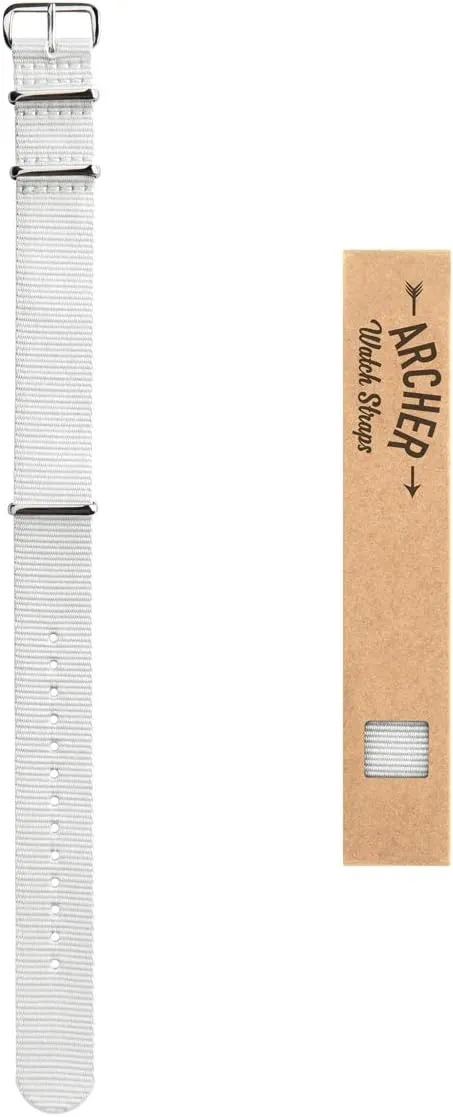 Style Nylon Watch Bands Archer Watch forefather tarnish afraid maintain bow passive Straps - Classic Military 