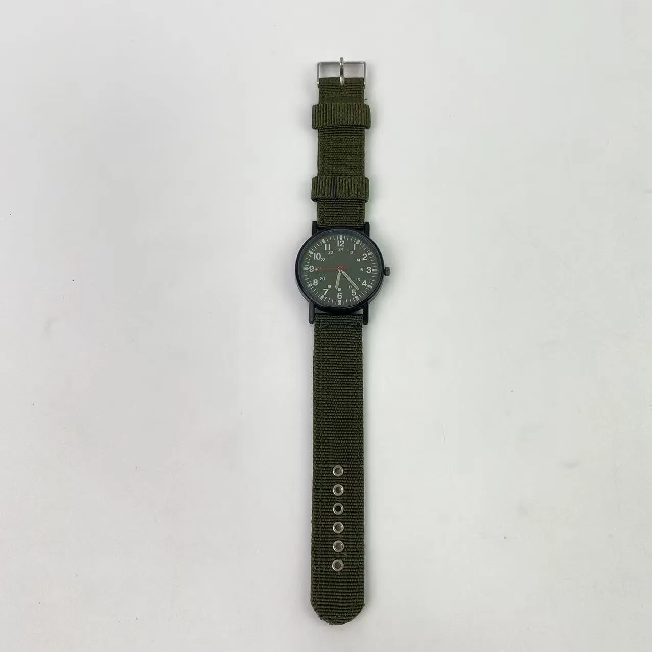 Stylish Luminous Fashion Analog Quartz Watch for Men Waterproof Army tentacle Tactical Casual Wristwatch Clocks and watches,Watches Unisex Military Sport Nylon Strap 