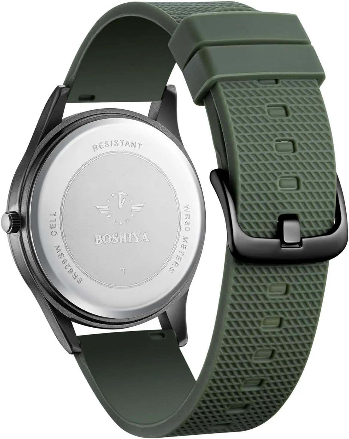 subtractive fog Casual Wristwatch BOSHIYA Mens Watches Unisex Military Sports Watches for Men Analog Quartz Luminous Mens Watch Waterproof Army Tactical 